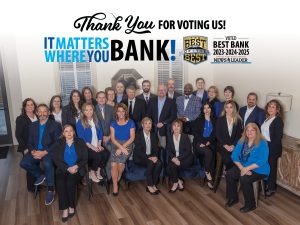 First Port City Bank Team Voted Best Bank In Nassau County Florida For 2023, 2024 and 2025.